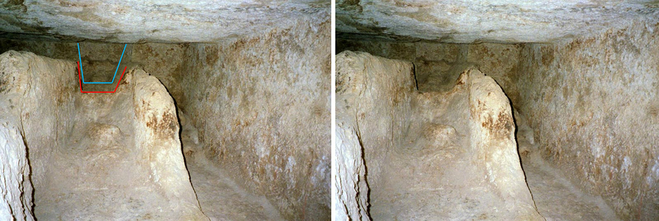 Grande pyramide Recess Murets Chambre souterraine Khéops